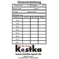 Visier-Einstellungstabelle f�r nur 1 Cent oder kostenlos als Download